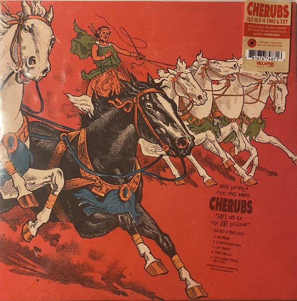 Cherubs – SLO BLO 4 FRNZ & SXY - New EP Record 2021 Relapse USA Blood Red Vinyl - Noise / Punk / Metal