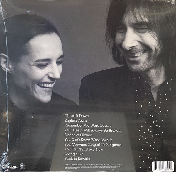 Bobby Gillespie And Jehnny Beth – Utopian Ashes - New LP Record 2021 Third Man USA Colored Vinyl - Alternative Rock