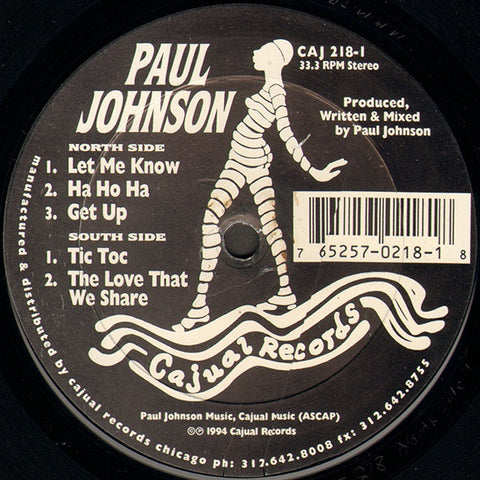 Paul Johnson – Let Me Know - Mint- 12" Single Record 1994 Cajual USA Vinyl - Chicago House