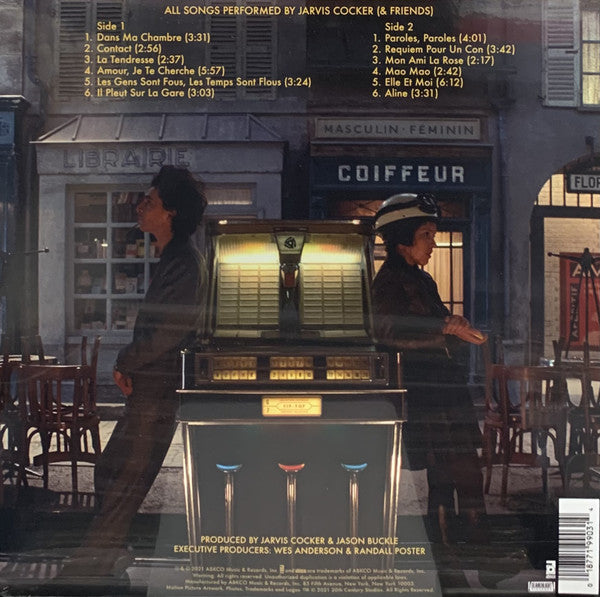 Jarvis Cocker / Tip-Top / Wes Anderson – Chansons D'Ennui - New LP Record 2021 ABKCO Vinyl - Pop / Folk / Rock - Shuga Records