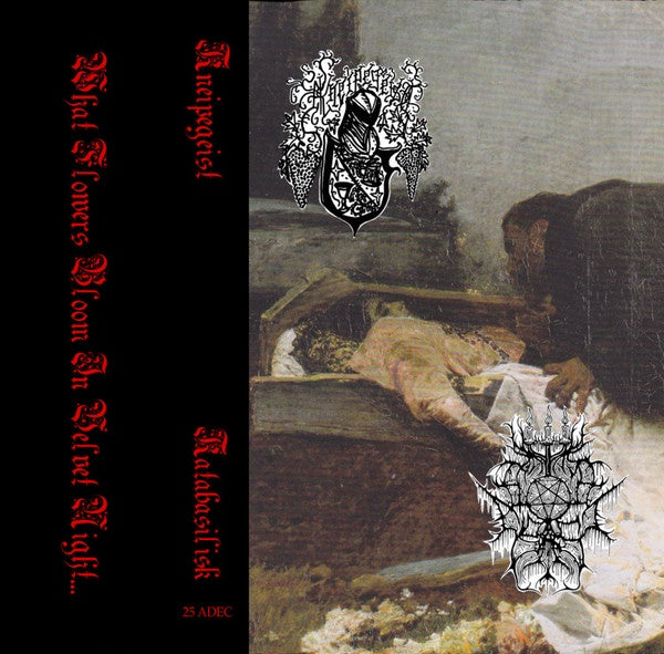 Katabasilisk / Kneipegeist – What Flowers Bloom In Velvet Night - New LP Record 2021 Oaken Fog Vinyl - Black Metal - Shuga Records