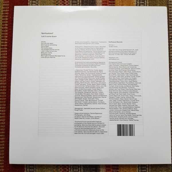 Spiritualized – Let It Come Down (2001) - New 2 LP Record 2021 UK Import 180 gram Vinyl - Psychedelic Rock / Indie Rock