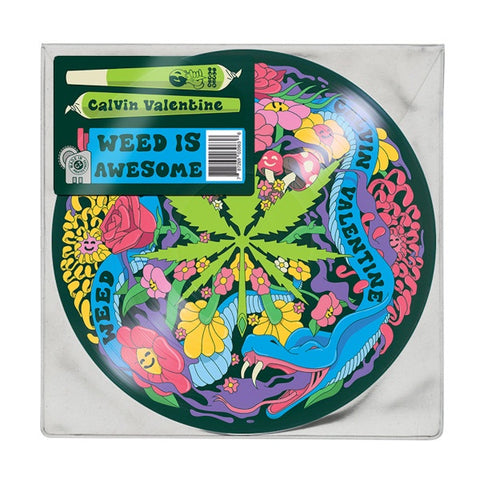 Calvin Valentine – Weed Is Awesome - New LP Record 2021 Cream Dream Picture Disc Vinyl - Instrumental Hip Hop