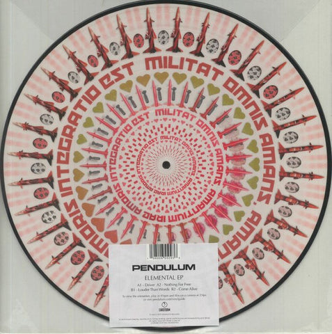 Pendulum – Elemental - New EP Record 2021 Ear Storm Europe Picture Disc Vinyl - Electronic / Drum n Bass / Dubstep