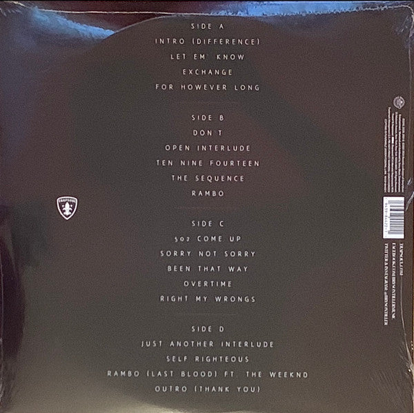 Bryson Tiller – Trapsoul (Deluxe Edition) - New 2 LP Record 2021 RCA USA Vinyl - Hip Hop / R&B / Trap - Shuga Records