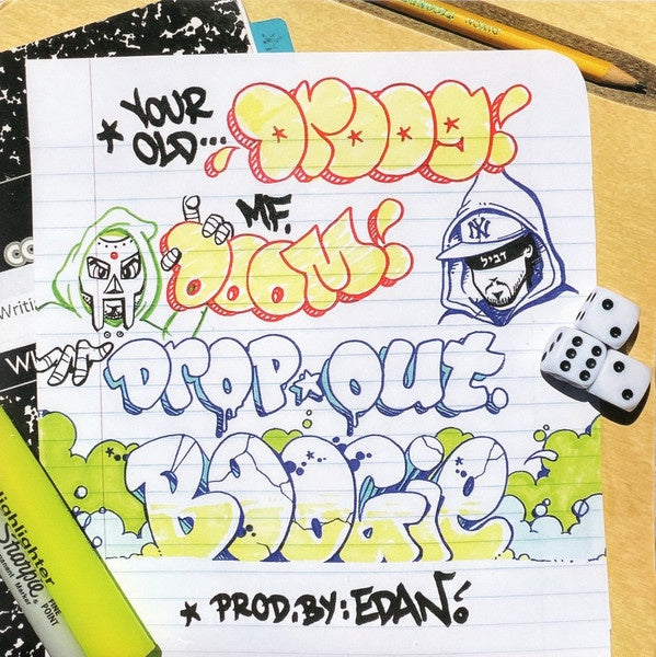 Your Old Droog, MF Doom – Dropout Boogie - New 7" Single Record 2021 Nature Sounds Vinyl - Hip Hop - Shuga Records