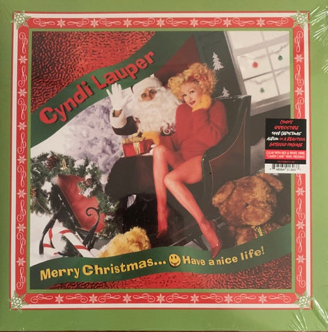 Cyndi Lauper – Merry Christmas... Have A Nice Life (1998)  - New LP Record 2021 Real Gone Music Candy Cane Swirl - Holiday / Pop