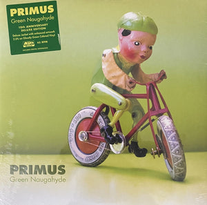 Primus – Green Naugahyde (2011) - New 2 LP Record 2021 ATO Prawn Song Ghostly Green Vinyl & Download - Rock / Art Rock / Funk Metal
