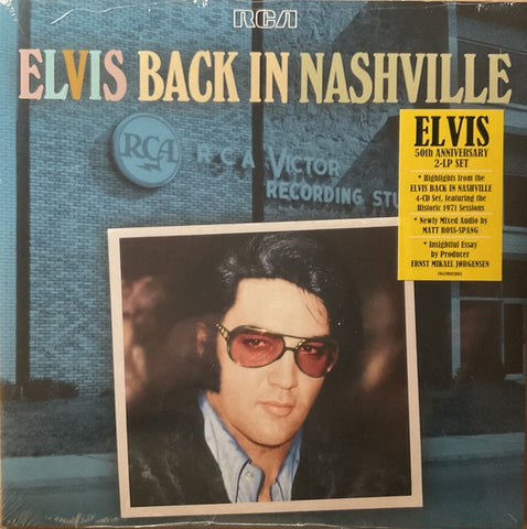 Elvis Presley – Elvis Back In Nashville - New 2 LP Record 2021 Sony RCA Vinyl - Rock & Roll / Country