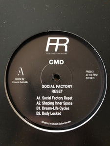 Cmd – Social Factory Reset - New 12" EP  Record 2021 Fixed Rhythms Vinyl - Techno / Acid