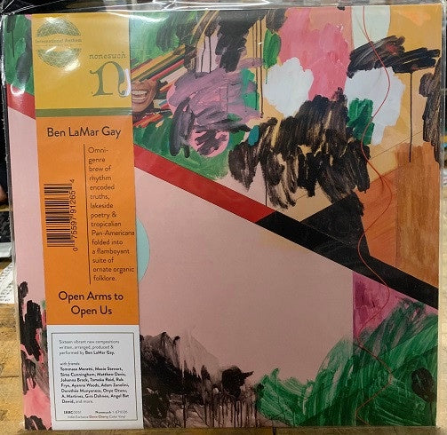 Ben LaMar Gay – Open Arms to Open Us - New LP Record 2021 International Anthem / Nonesuch Indie Exclusive Dawn Cherry Color Vinyl -  Chicago Local Contemporary Jazz - Shuga Records