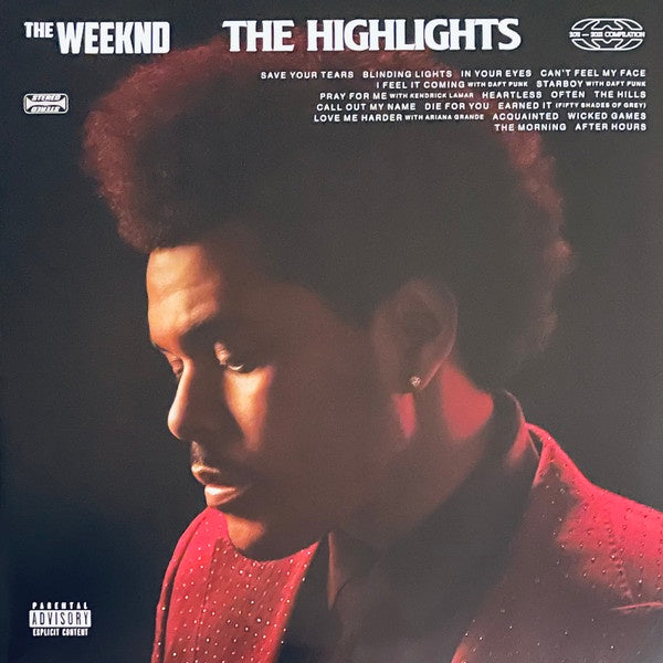 The Weeknd - The Highlights - Mint- 2 LP Record XO Republic Target Exclusive Red Sparkle Vinyl - R&B / Hip Hop / Synthwave - Shuga Records