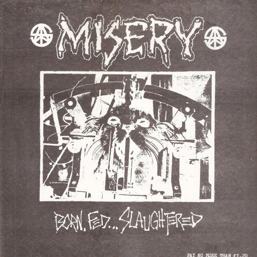 Misery – Born, Fed Slaughtered - VG+ (vg- cover) 7
