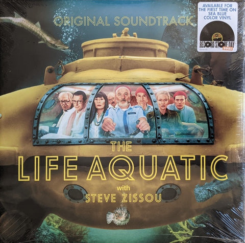 (BENT CORNER) Various – The Life Aquatic With Steve Zissou (Original 2004 Seu Jorge David Bowie) - New 2 LP Record Store Day Black Friday 2021 Hollywood RSD Sea Blue Vinyl - Soundtrack