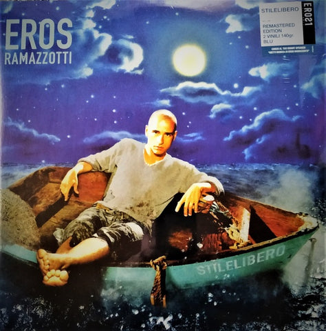 Eros Ramazzotti – Stilelibero (2000) - New LP Record 2021 Sony Europe Blue Vinyl - Soft Rock / Europop / Pop Rock