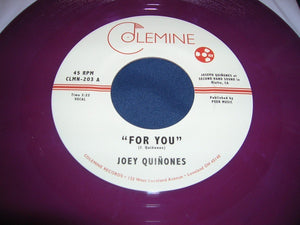 Joey Quiñones – For You - New LP Record 2021 Colemine Purple Vinyl - Reggae / Rocksteady