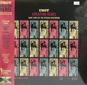 U-Roy – Creation Rebel: Rare Sides By The Reggae Originator - Mint- LP Record Store Day Black Friday  2021 Sound System RSD Clear Vinyl - Reggae / Roots Reggae