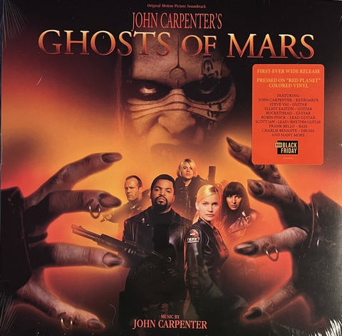 John Carpenter – Ghosts Of Mars (Original Motion Picture 2001) - New LP Record Store Day Black Friday 2021 Varèse Sarabande Red Planet Red Translucent With Black Smoke Vinyl - Soundtrack