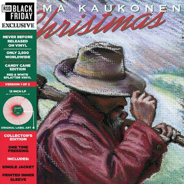 Jorma Kaukonen – Christmas… Candy Cane Edition - New LP Record Store Day Black Friday 2021 Culture Factory Vinyl - Folk - Shuga Records