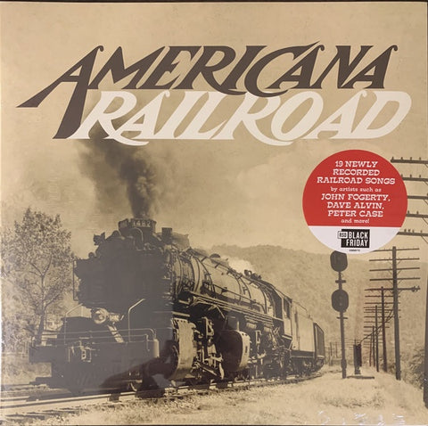 Various – Americana Railroad - New 2 LP Record Store Day Black Friday 2021 Renew USA Vinyl - Folk / Country