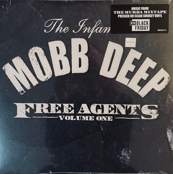 Mobb Deep – Free Agents - The Murda Mixtape, Volume One (2003) - Mint- 2 LP Record Store Day Black Friday 2021 Entertainment One Clear Smoke Vinyl - Hip Hop