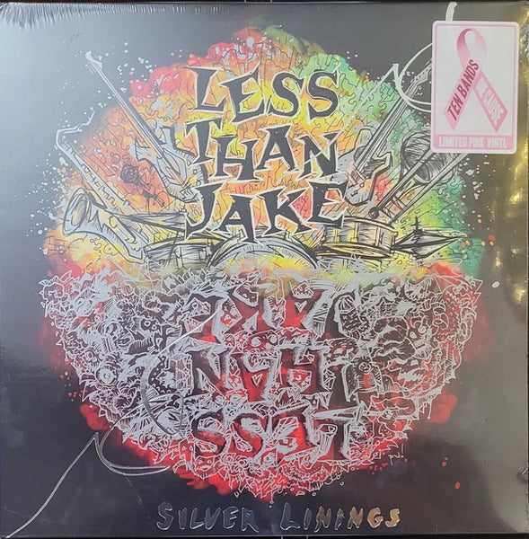 Less Than Jake - Silver Linings (2020) - New LP Record 2021 Pure Noise Pink Clear w/ Neon Pink Splatter Vinyl - Punk / Rock / Ska - Shuga Records