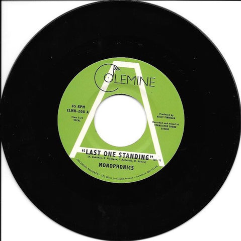 Monophonics – Last One Standing - New 7" Single Record 2021 Colemone USA Vinyl - Soul