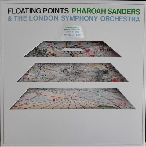 Floating Points, Pharoah Sanders & The London Symphony Orchestra – Promises - New LP Luaka Bop Blue Marbled Vinyl - Electronic / Soul-Jazz