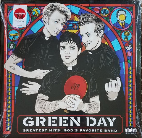 Green Day ‎– Greatest Hits: God's Favorite Band (2017) - Mint- 2 LP Record 2021 Target Exclusive Reprise Cobalt Blue Vinyl - Pop Rock / Pop Punk