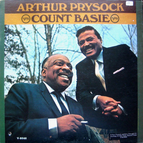 Arthur Prysock / Count Basie ‎– Arthur Prysock / Count Basie VG+ - 1966 Verve Mono USA - Jazz