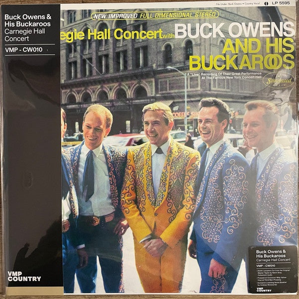 Buck Owens And His Buckaroos - Carnegie Hall Concert (1966) - New LP Record 2021 Vinyl Me, Please. Yellow 180 gram Vinyl & Booklet - Country / Honky Tonk - Shuga Records