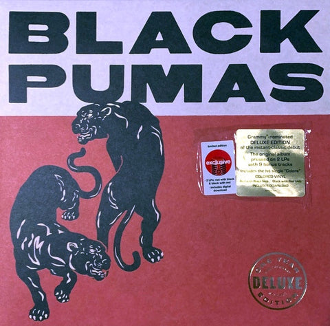 Black Pumas – Black Pumas - New 2 LP Record 2021 ATO Target Exclusive Red & Black Blob Vinyl & Download - Soul R&B