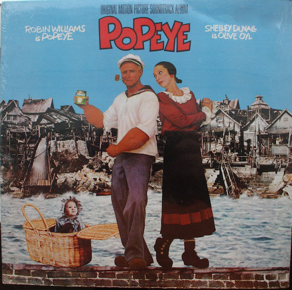 Various ‎– Popeye - Original Motion Picture Album - VG+ Lp Record 1980 Stereo USA Original Vinyl - Soundtrack