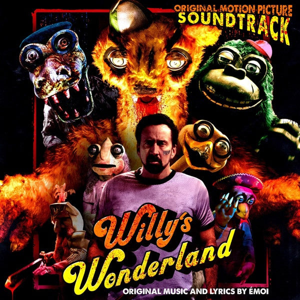 Émoi – Willy's Wonderland (Original Motion Picture) - New LP Record Store Day Black Friday 2021 Filmtrax 180 gram Orange w/ Black Swirl Vinyl - Soundtrack / Dark Ambient - Shuga Records