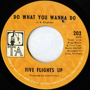 Five Flights Up - Do What You Wanna Do / Black Cat - VG 7" Single 45 Record 1970 USA - Soul