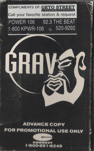 Grav – Sex / City To City - New Cassette 1996 Correct Tape - Hip Hop
