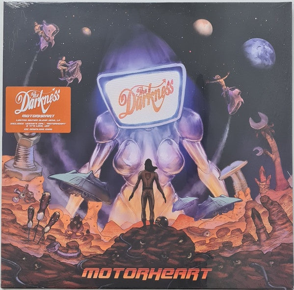 The Darkness – Motorheart - New LP Record 2021 Cooking Vinyl Europe Clear Vinyl - Hard Rock / Glam