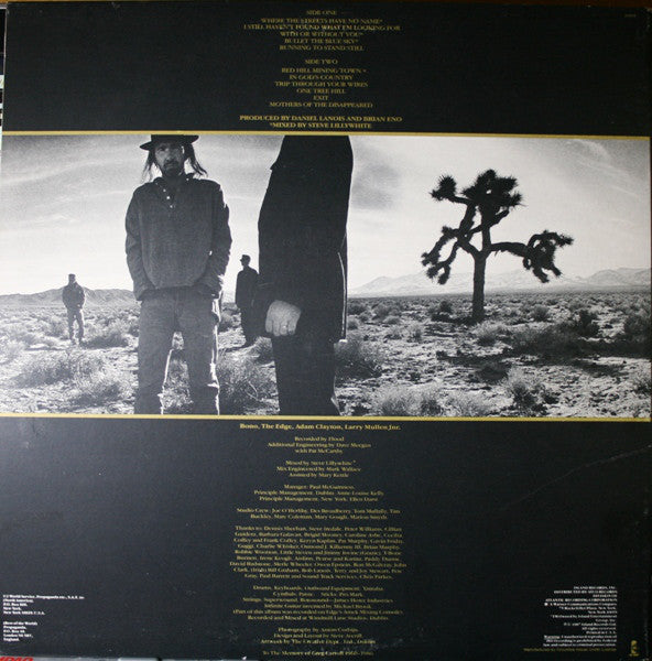 U2 ‎– The Joshua Tree - New LP Record 1987 Island USA Club Edition Vinyl & Insert - Pop Rock - Shuga Records