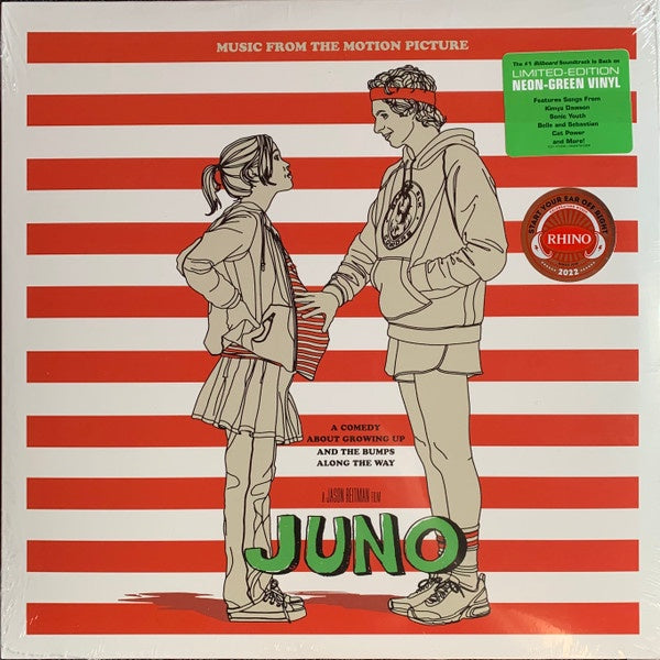 Various ‎– Juno (Music From The Motion Picture 2007) - New LP Record 2022 Rhino/Fox Music USA Neon Green Vinyl - Soundtrack - Shuga Records