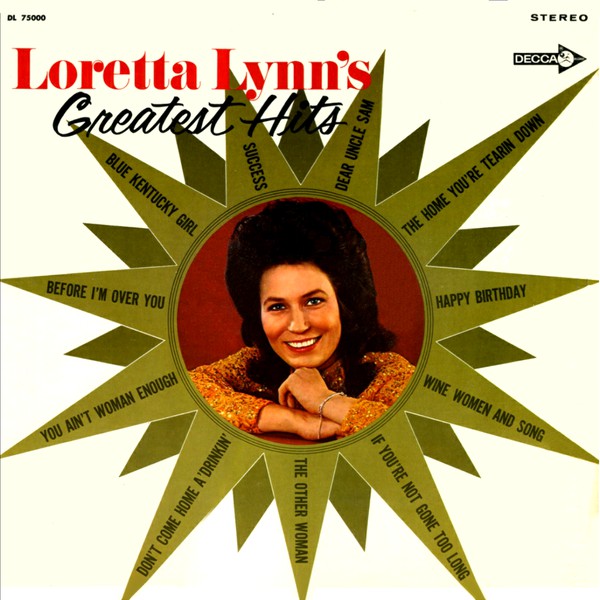 Loretta Lynn - Loretta Lynn's Greatest Hits - VG+ LP Record 1968 Decca USA Original Vinyl - Country - Shuga Records