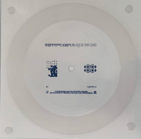 Hippo Campus – Ride Or Die - New 7" Single Record 2022 Grand Jury USA Flexi-disc Clear Vinyl - Indie Rock