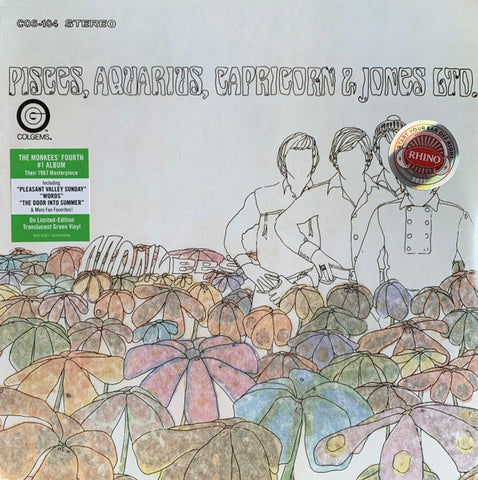 The Monkees – Pisces, Aquarius, Capricorn & Jones Ltd. (1967) - New LP Record 2022 Colgems Rhino Translucent Green Vinyl - Pop Rock / Psychedelic Rock