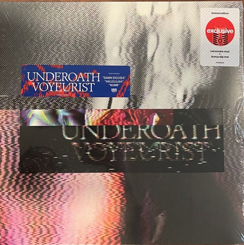 Underoath – Voyeurist - New LP Record 2022 Fearless Target exclusive Red Smoke Vinyl & Slip Mat - Metalcore / Post-Hardcore