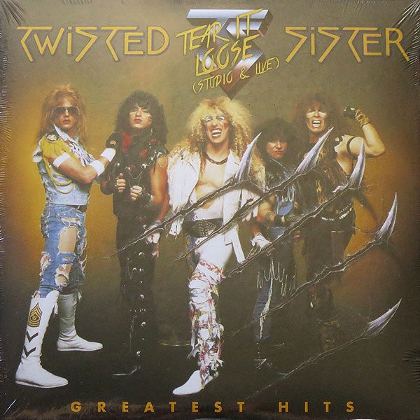 Twisted Sister – Tear It Loose (Studio & Live) (Greatest Hits) - New 2 LP Record 2022 Friday Music Gold Vinyl - Heavy Metal