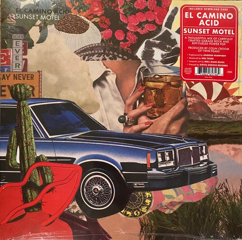 El Camino Acid – Sunset Motel - New LP Record 2022 ECA Sunset Orange Vinyl & Download - Garage Rock / Power Pop