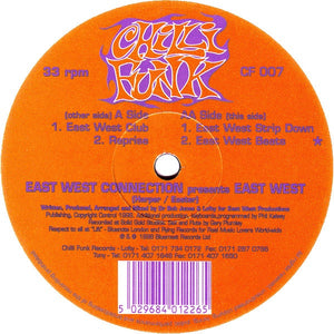 East West Connection – East West - New 12" Single Record 1998 Chillifunk UK Vinyl - House / Deep House
