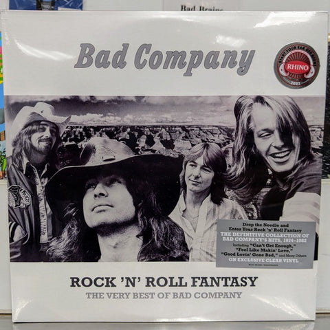 Bad Company – Rock 'n' Roll Fantasy The Very Best Of Bad Company - New 2 LP Record 2022 Swan Song 180 Gram Clear Vinyl - Rock & Roll / Hard Rock