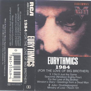 Eurythmics – 1984 (For The Love Of Big Brother) - Used Cassette 1984 RCA Tape -Soundtrack/Synth-Pop