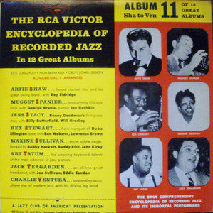 Various – The RCA Victor Encyclopedia Of Recorded Jazz: Album 11 - VG+ 10" 1956 Mono USA - Jazz - Shuga Records