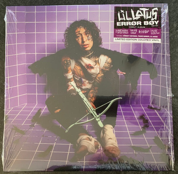 LiL Lotus – ERRØR BØY - New LP Record 2022 Epitaph Black & White Explosion Vinyl - Pop Punk / Emo / Hip Hop - Shuga Records